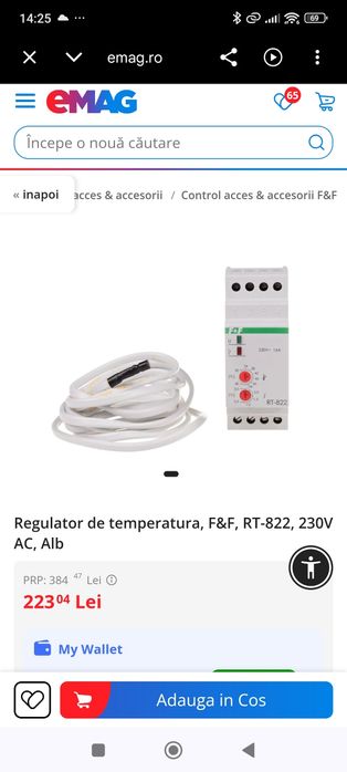 Regulator de temperatură RT820