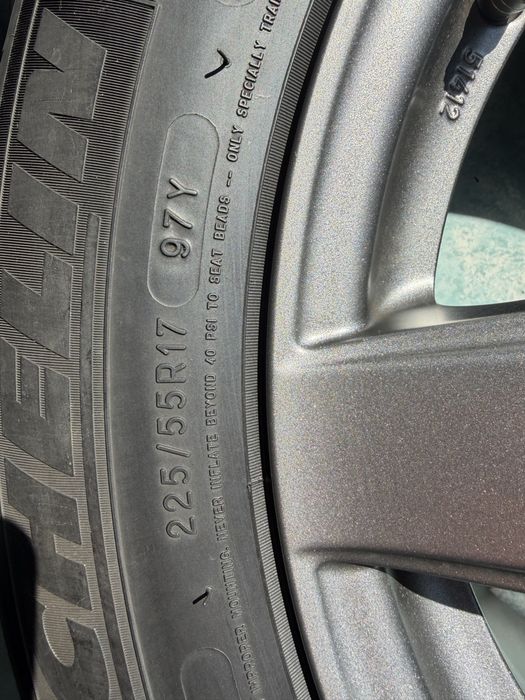 Roti/ jante aliaj R17 Mercedes Vito Viano 225/55/17 Michelin vara