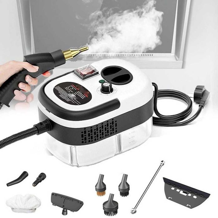 Парочистачка 2500W с 6 скорости и 1,2L резервоар – Мощно почистване с пара за дома.