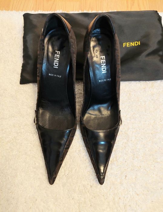 Pantofi dama Fendi piele naturala