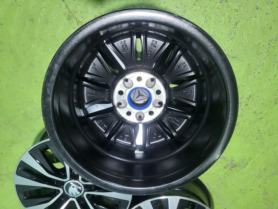 16 5x112 Skoda лети джанти 5х112 шкода черни черен гланц