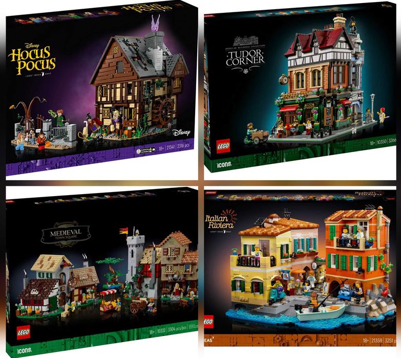 Нови Lego Ideas/Icons - 21341, 10332, 10350, 21359