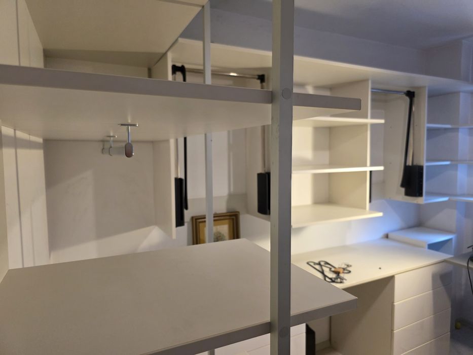 Dressing deschis - dressing dormitor pe colt din 2 bucati