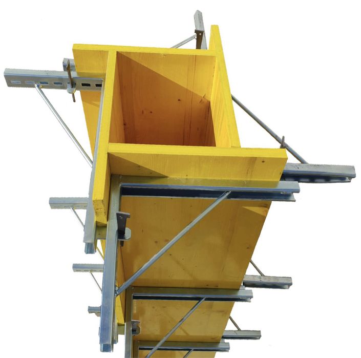 Cofraje DOKA, grinda H20, cravate stalpi