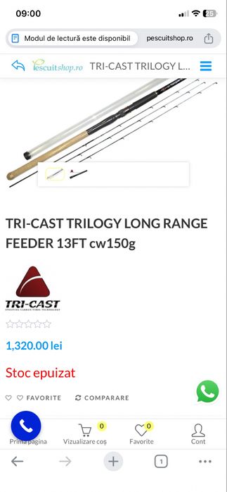 De vanzare lansete feeder