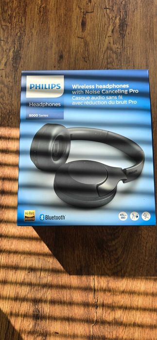 Безжични слушалки Philips - TAH8506BK/00, ANC, черни