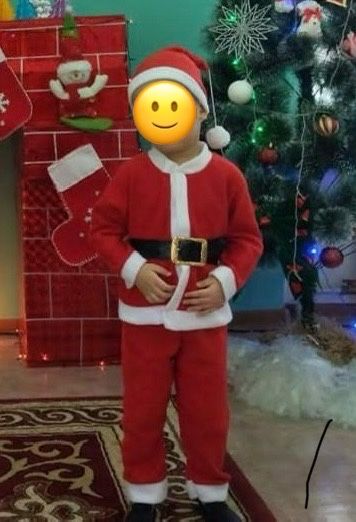 Костюм Санты на 3 года