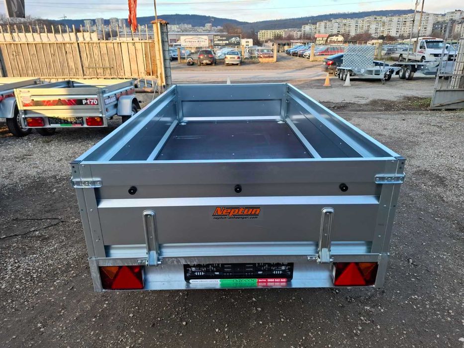 НОВО самосвално ремарке с ресьори и амортисьори Neptun N7-263 PRR