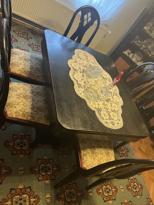 Mobilier sufragerie vintage 3 piese mari + masa cu 8 scaune