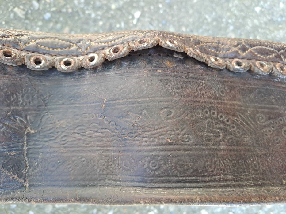 chimir serpar din piele foarte vechi 80 cm