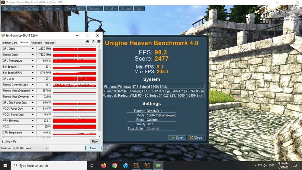Xeon 1231 V3 (i7 4770), 16GB, RX 460, SSD 240GB, HDD 320GB, 300W FSP