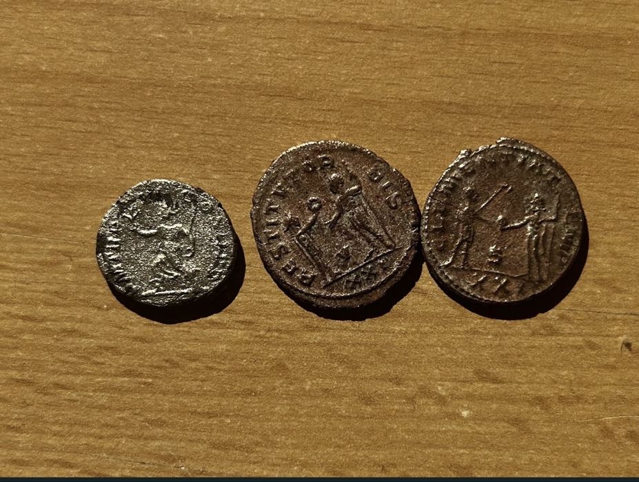 Lot 3 monede romane antice+ moneda indo-greaca cadou