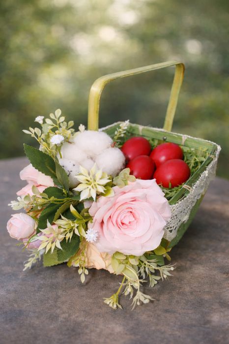 Coș pentru ouăle de Paște