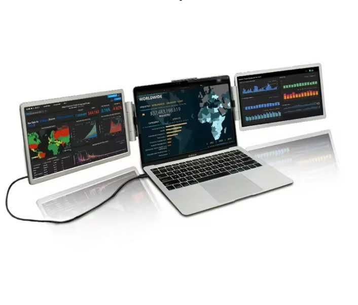 Портативный монитор 16,14,12," с двойным экраном, хорошая цена