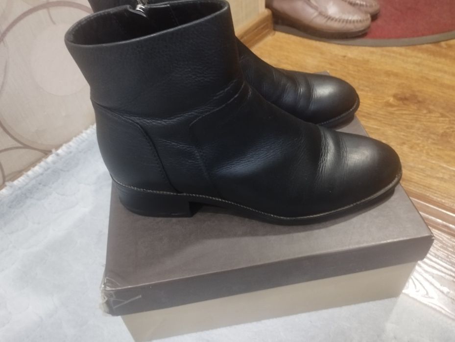 Кожаные полусапожки димесезоные