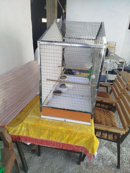 Вальер для птиц .