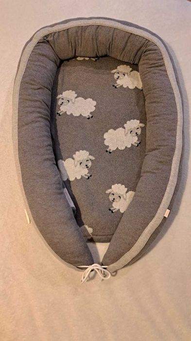 Бебешко гнездо - сиво, 50/90см