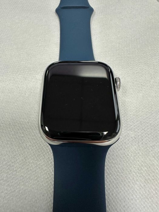APPLE Watch Series 9, GPS + Cellular, 45mm Silver Stainless Steel Case