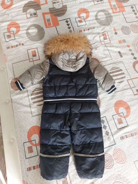 Зимний мальчиковый комбинезон