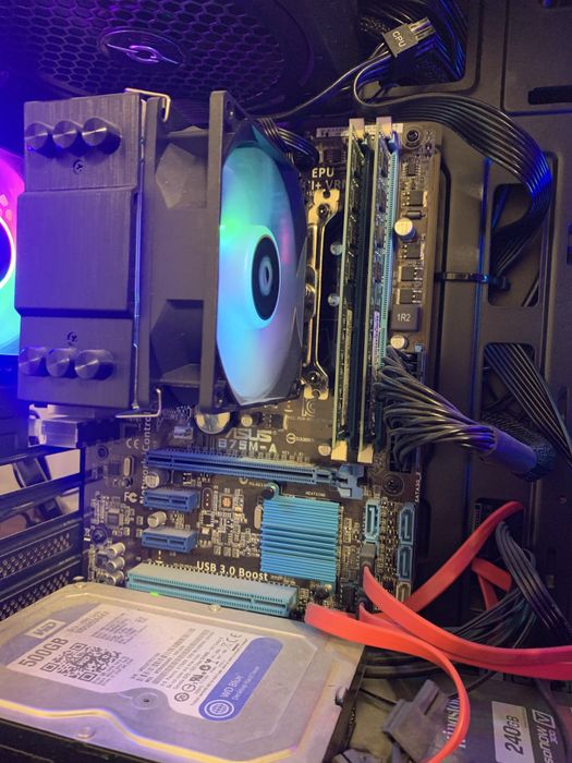 Kit i5 3330s 16gb ddr3 placa de baza asus si cooler id cooling