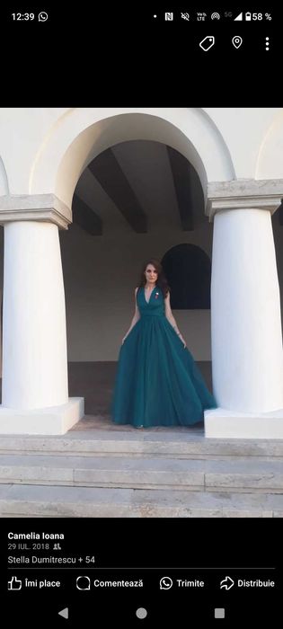 Rochie de ocazie, lunga, Maigre Couture