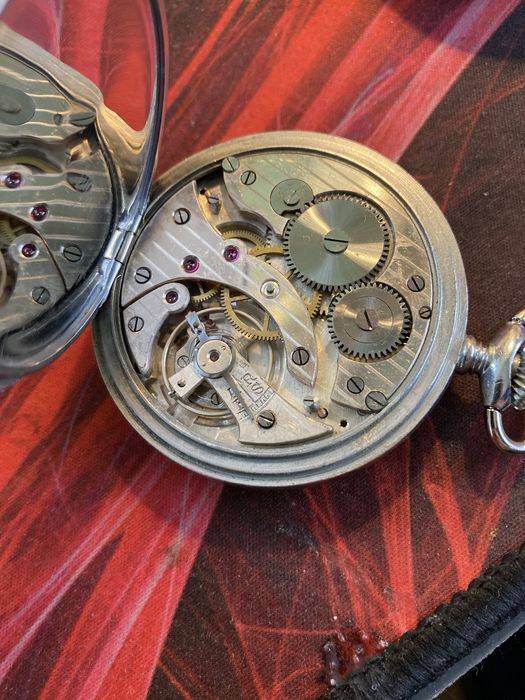 Часовник Chronometre Хронометър, джобен, рядък модел, работи отлично!