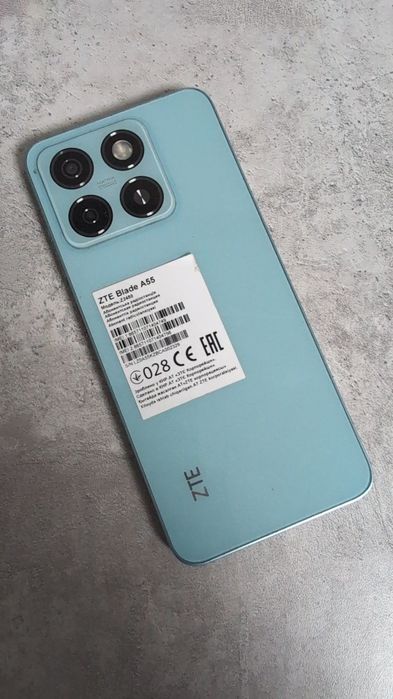 ZTE BLADE A55 синего цвета