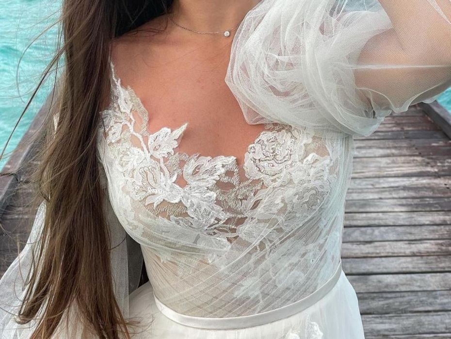 Шикарное Свадебное платье