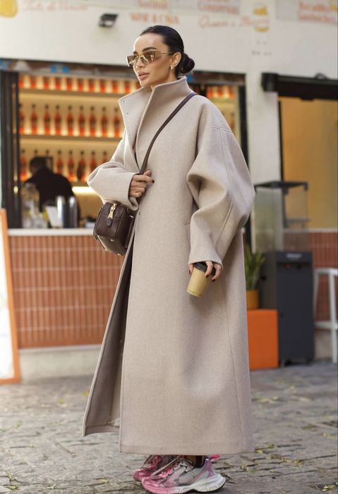 Вълнено палто дамско