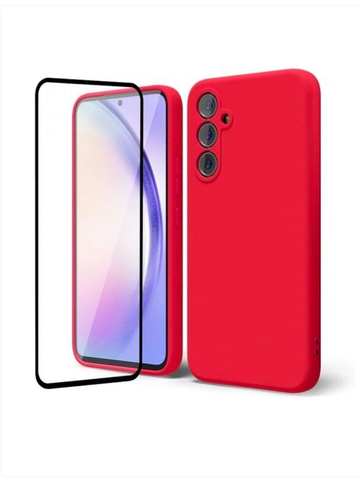Husa X LEVEL Catifea +Folie Sticla Hard Samsung A06/A05/A04S/A05S/A16