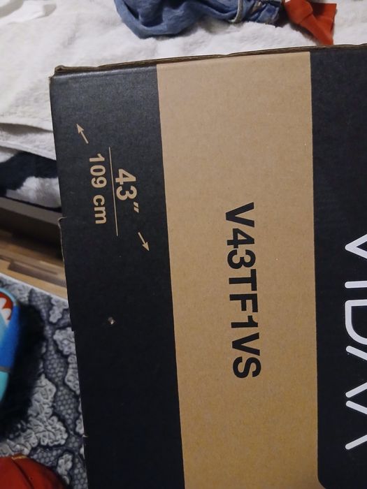 Tv smart vortex 109cm display crapat