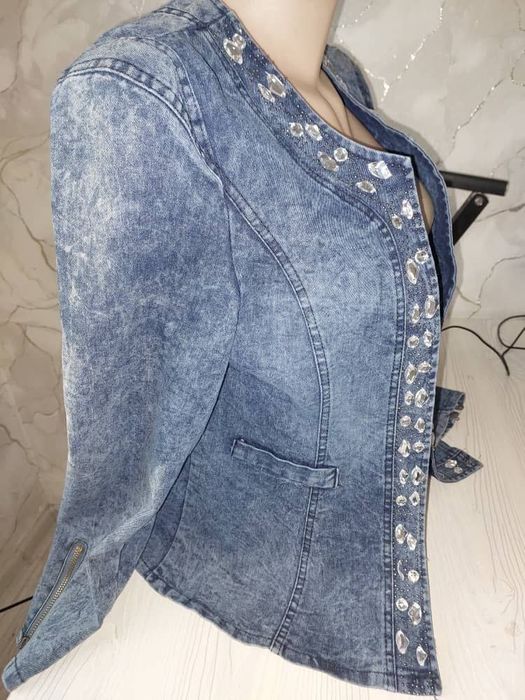 Пиджаки джинс разные