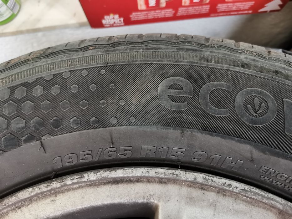 Летни гуми с джанти 4 броя KUMCHO ECO WING 195/65 R15 91H