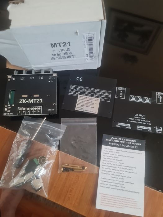 zk-mt21 2.1  amplificator audio bluetooth