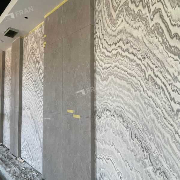 Натуральный Каменный шпон Artic White