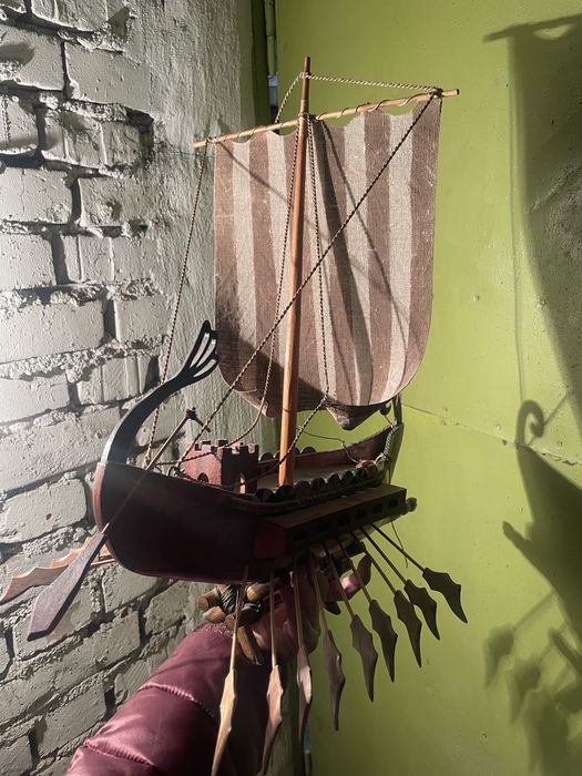 Корабль Викингов макет ручная работа