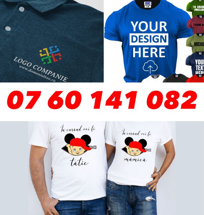 Tricouri personalizate. Logo, design, poza… orice !