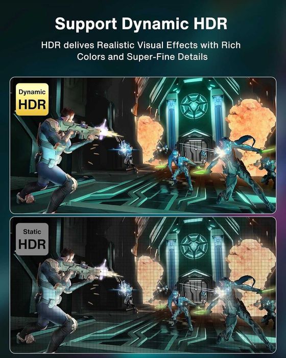 Cablu DisplayPort 1.4,2M,8K-60Hz,4K-144Hz,HBR3,32.4Gbps,HDCP 2.2,HDR