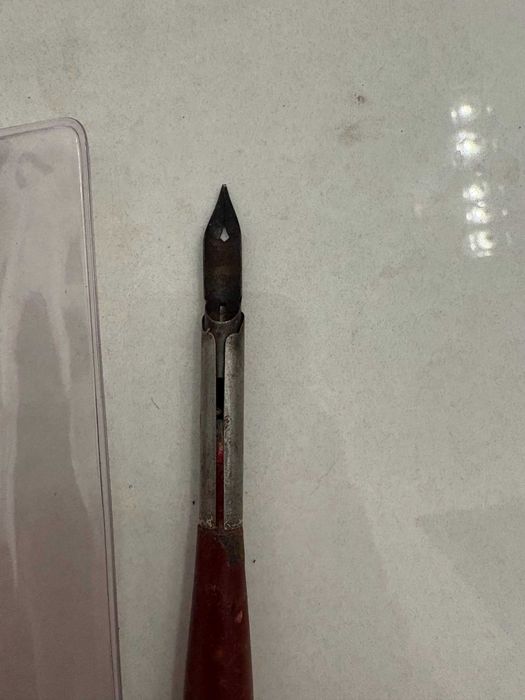 Pana de scris veche cu penita metalica anii 60 70