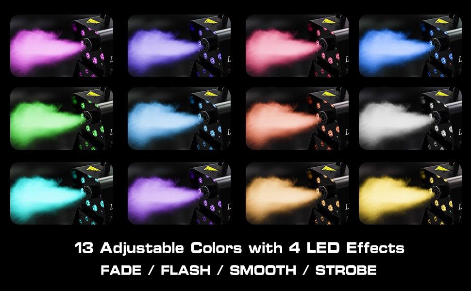 Генератор на дим (машина за дим) с RGB LED осветление