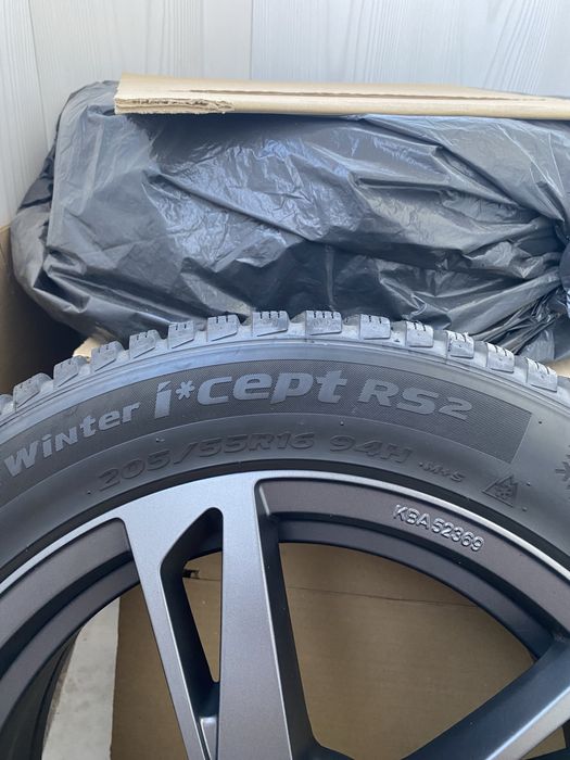 Jante Carmani 5x112 cu anvelope de iarna 205/55/R16