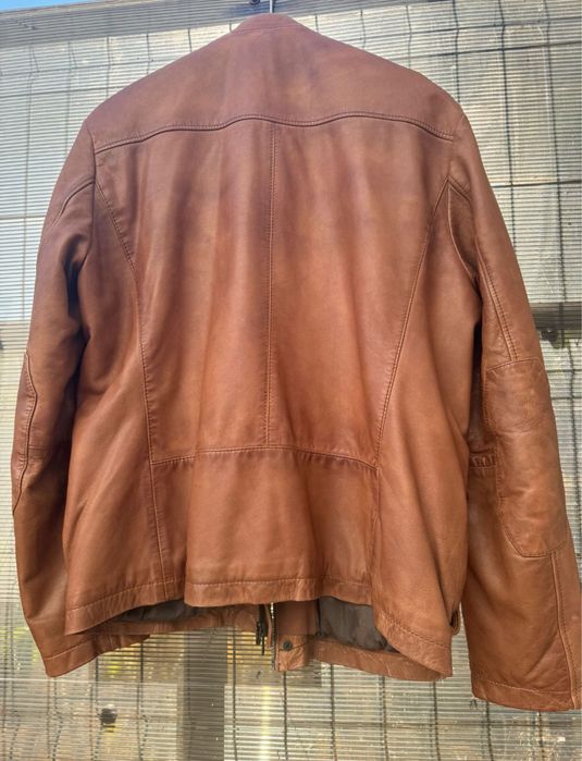 Geaca piele barbati Boss Orange masura 54 IT