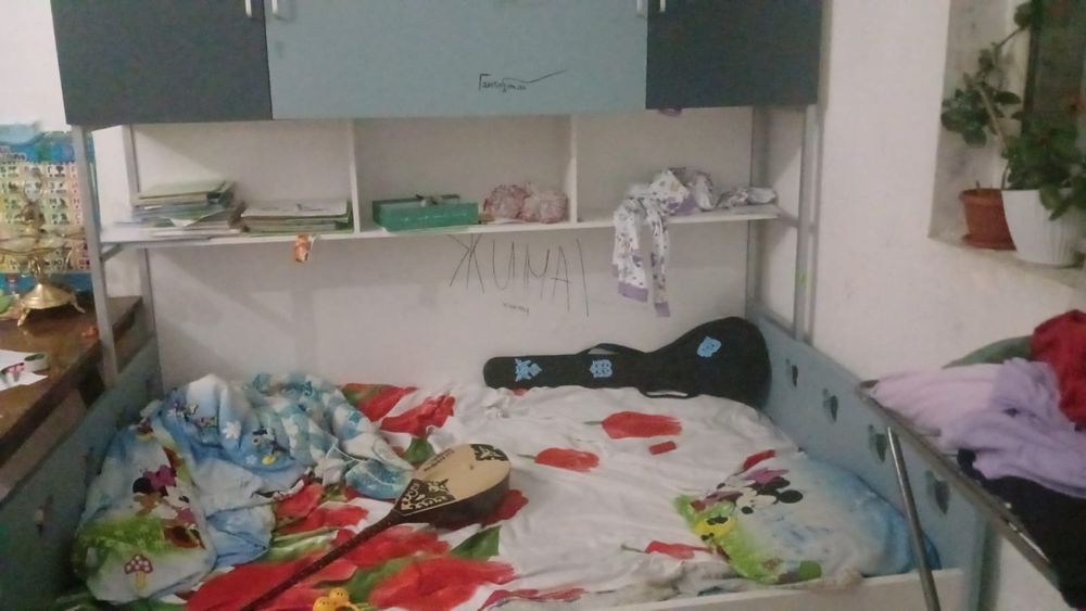 Диван детский екы этаж Жана коробка ашылмаган