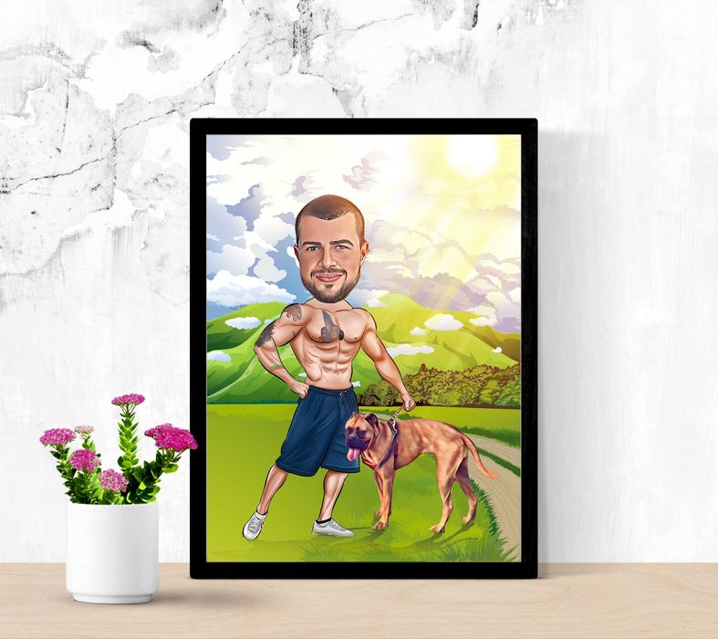 НАМАЛЕНИЕ! Забавна КАРИКАТУРА по снимка. Безплатен проект! ТОП Подарък