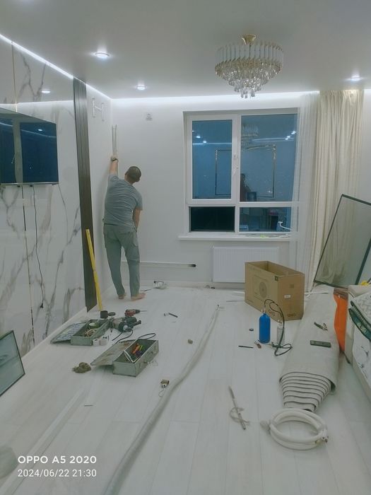 Установка кондиционер кандер кондёр