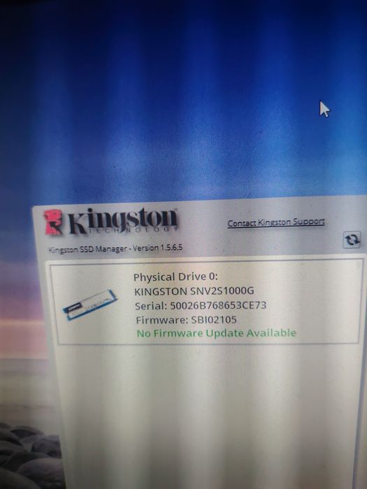 M2 Nvme kingston 1000 gb