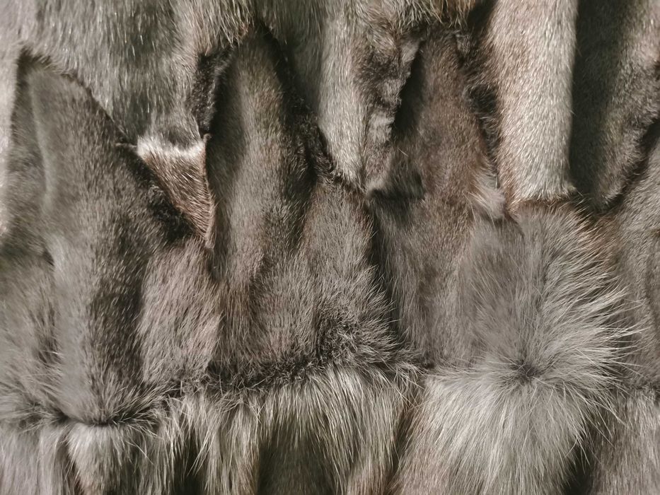 Haină Blană Naturală Vulpe Polară