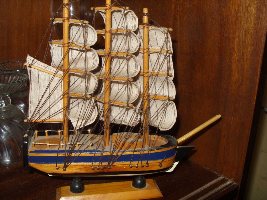 HMS Endeavour Ръчно изработен умален модел на лодка