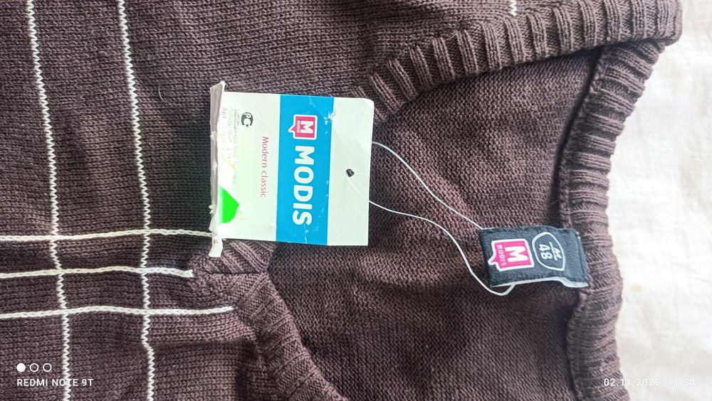 Мужской свитер новый