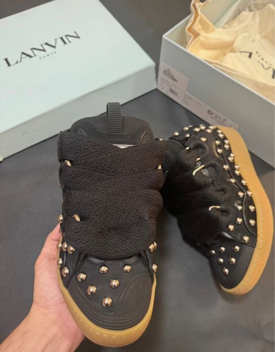 Lanvin curb sneakers